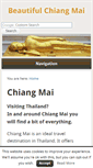 Mobile Screenshot of beautiful-chiangmai.com